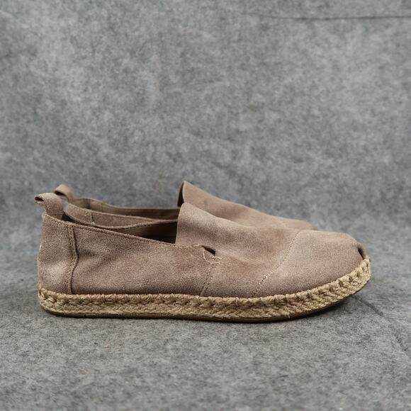Toms Shoes Womens 6 Flats Slip On Alpargatas Deconstructed Desert Suede Loafers - Picture 1 of 13